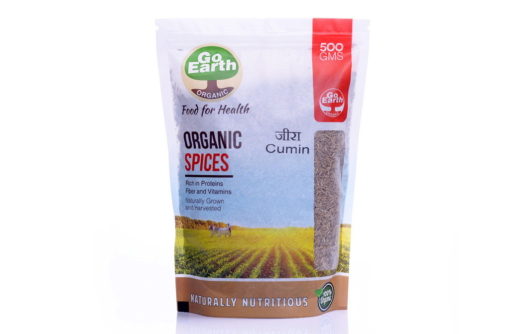 Go Earth Organic Cumin Seed    Pack  500 grams